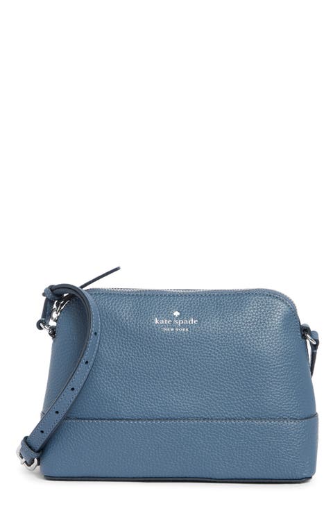 southport ave hannah leather crossbody bag
