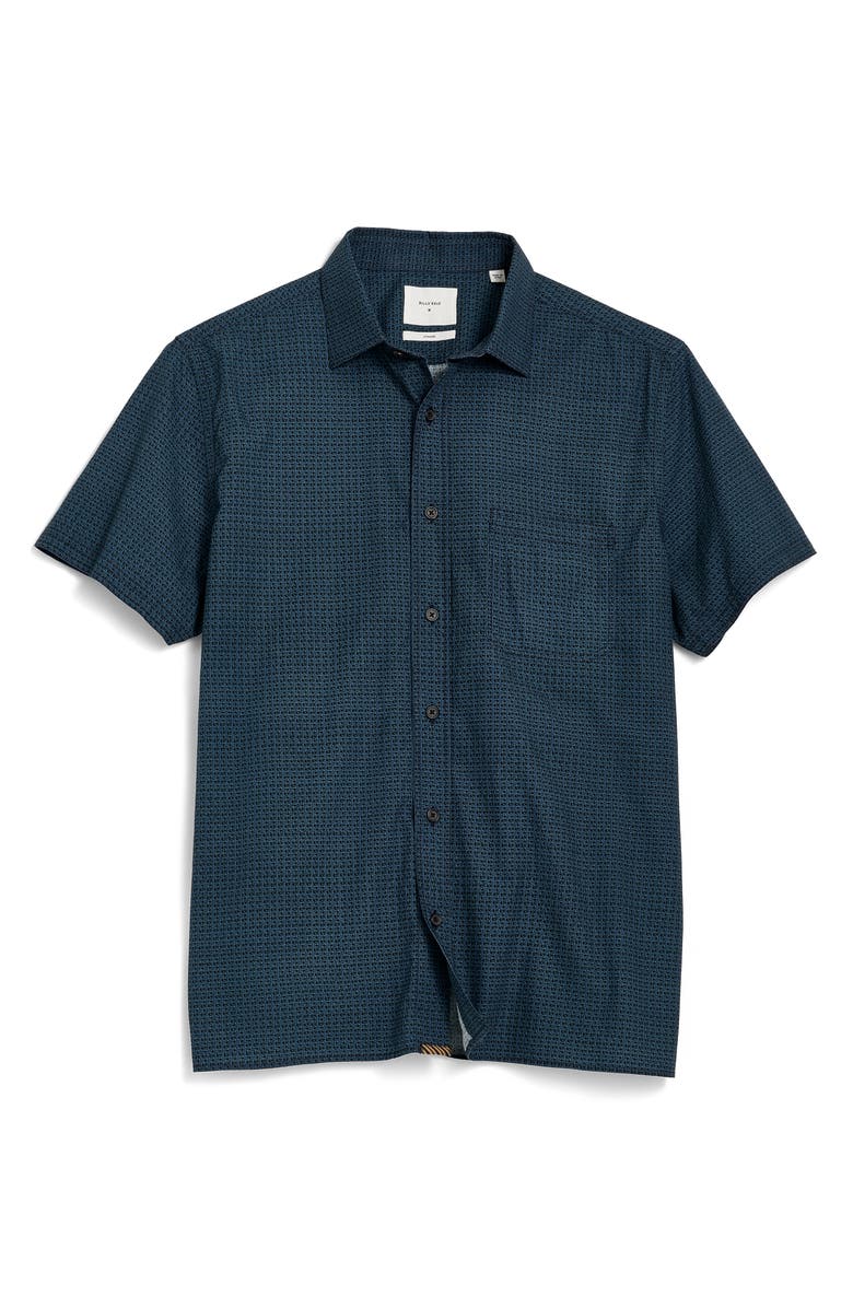 Billy Reid Tuscumbia Standard Fit Short Sleeve Cotton Button-Up Shirt, Main, color,