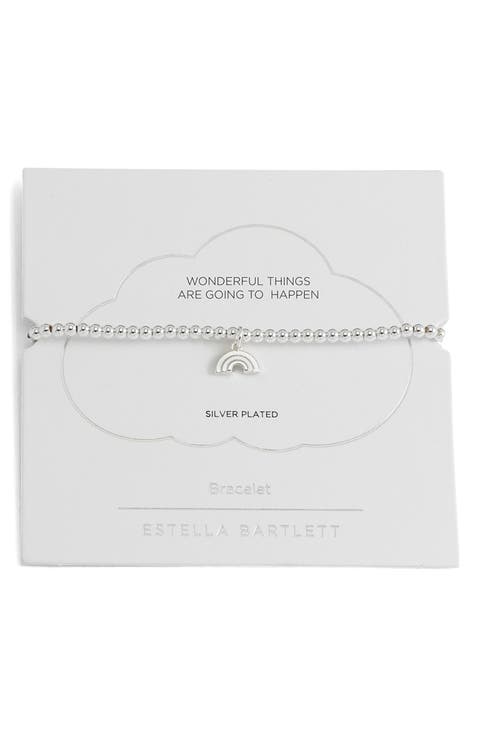 Rainbow Sienna Beaded Stretch Bracelet