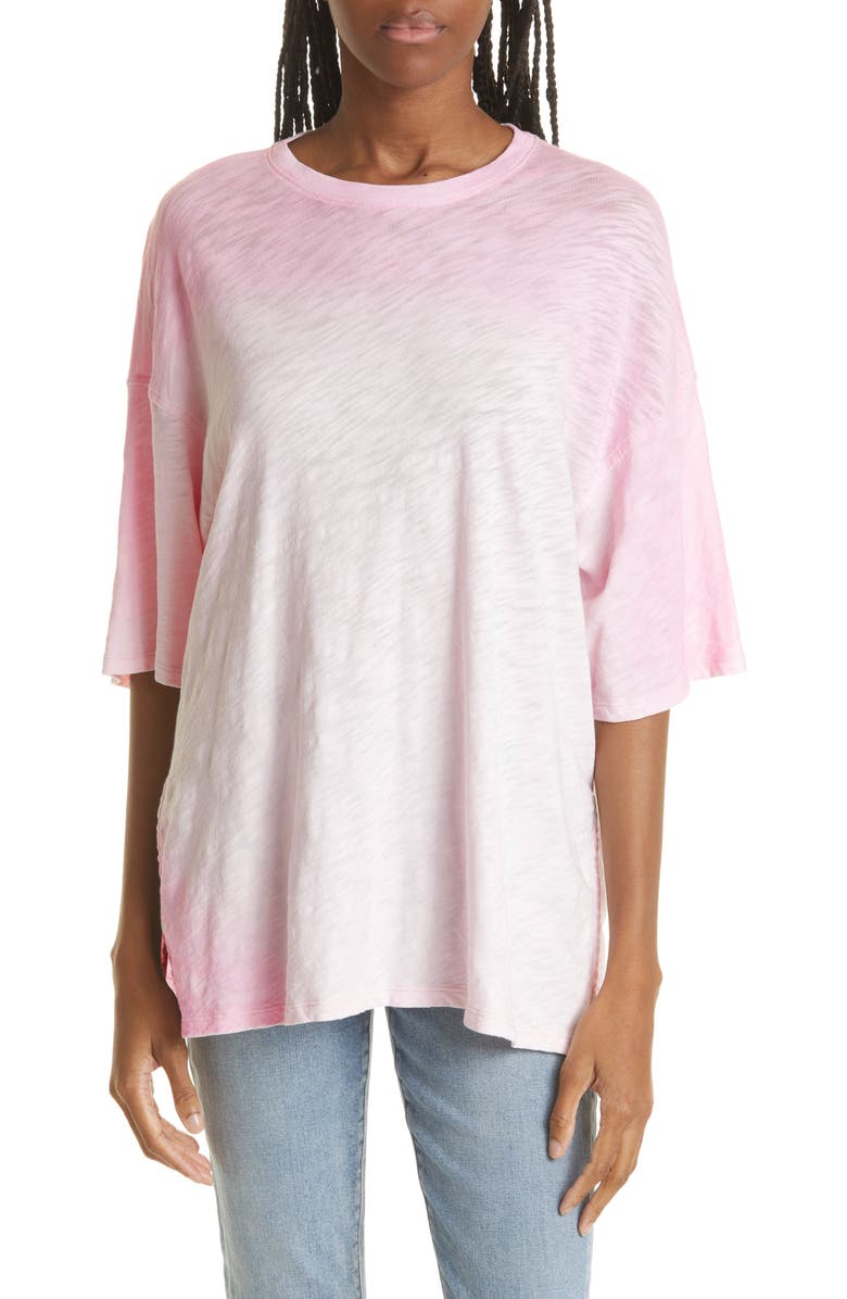 ATM Anthony Thomas Melillo Hand Sprayed Fade Oversize Cotton T-Shirt, Main, color, 