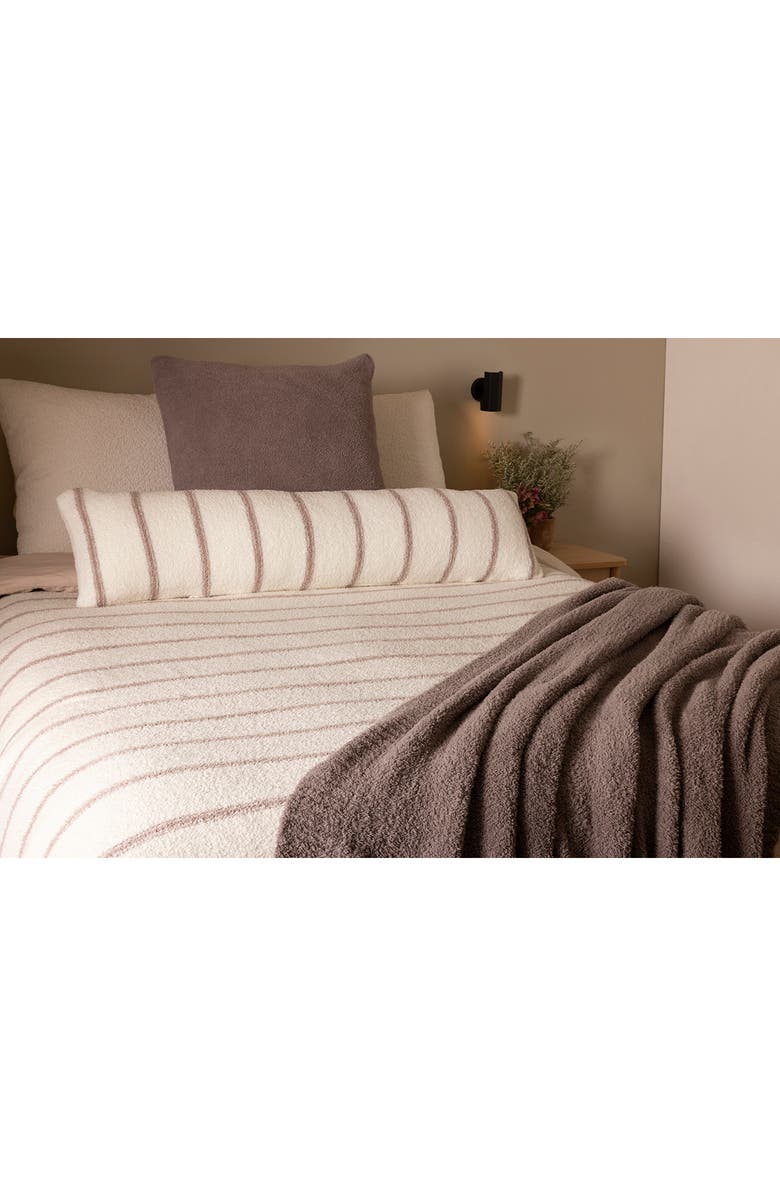 Barefoot Dreams<sup>®</sup> CozyChic<sup>®</sup> Pinstripe Jacquard Lumbar Pillow, Alternate, color,