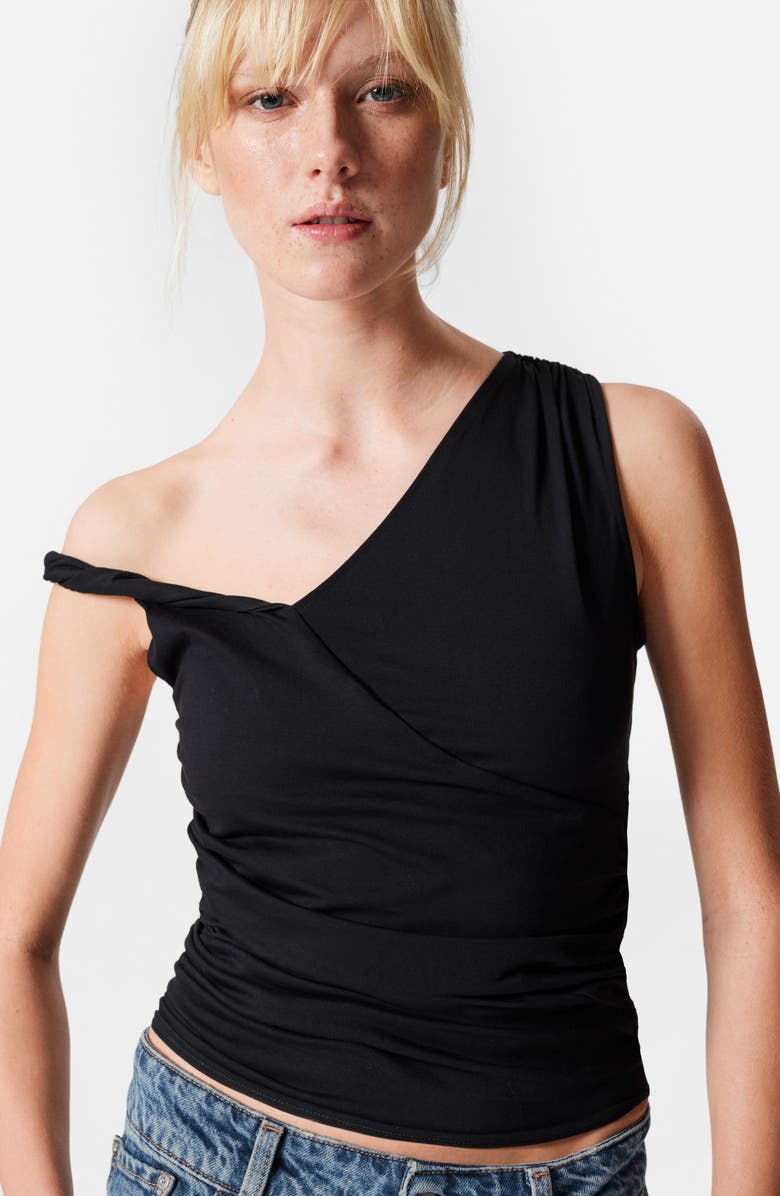 & Other Stories Asymmetric Drape Sleeveless Top, Alternate, color, 