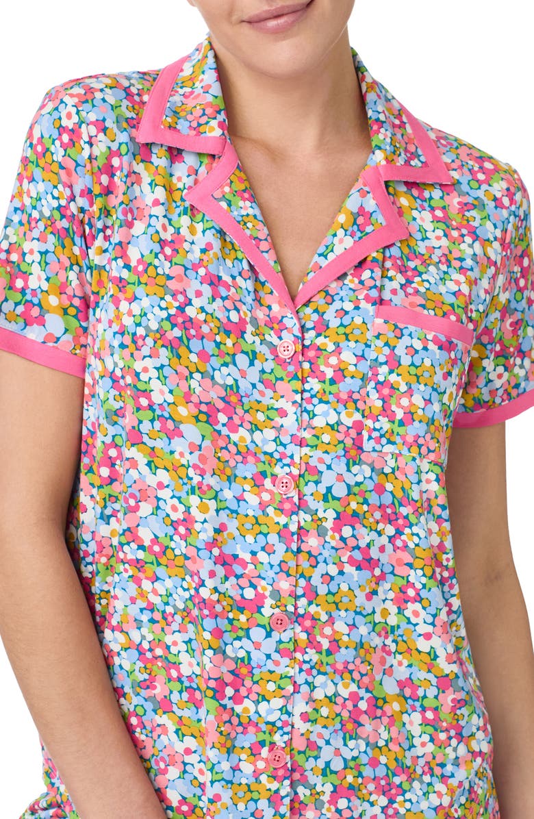 Kate Spade New York print crop pajamas, Alternate, color, 