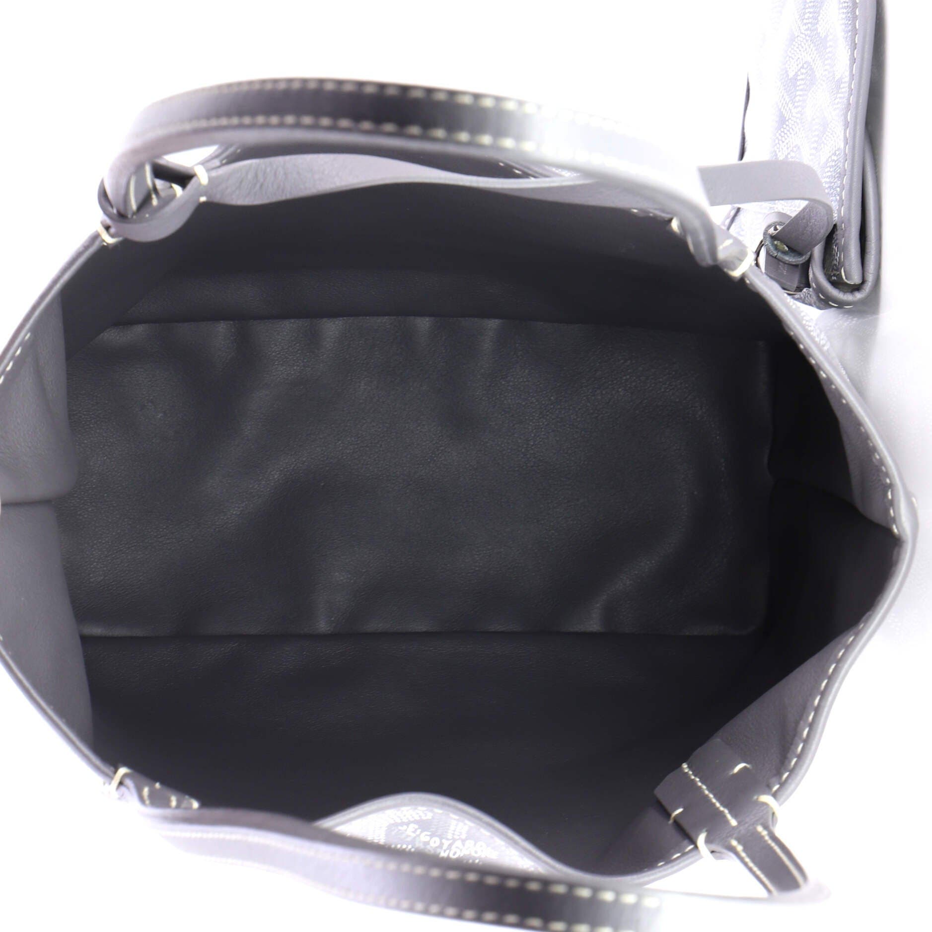 Pre-Owned Goyard Anjou Reversible Tote Coated Canvas Mini, Alternate, color, Gray