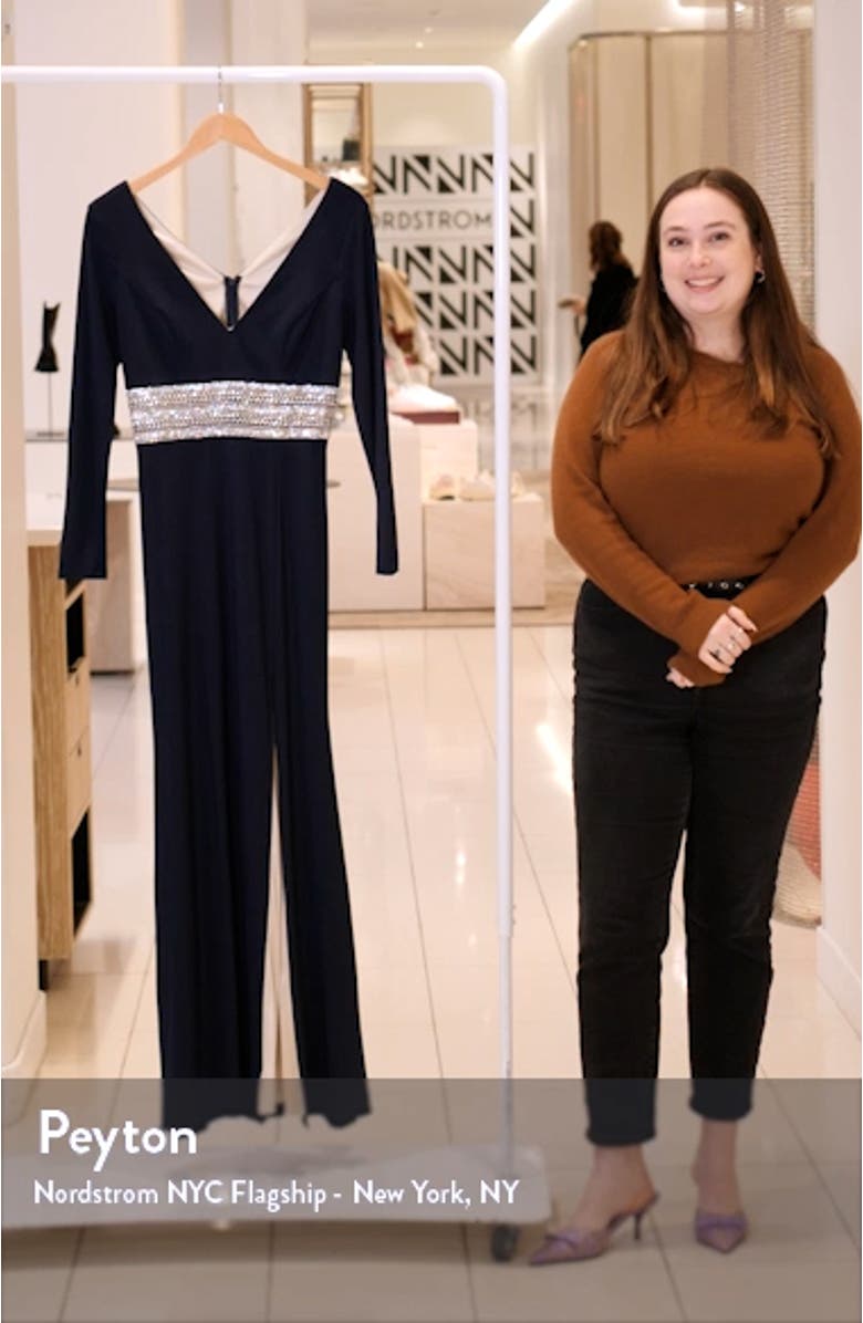 Embellished Long Sleeve Gown, sales video thumbnail