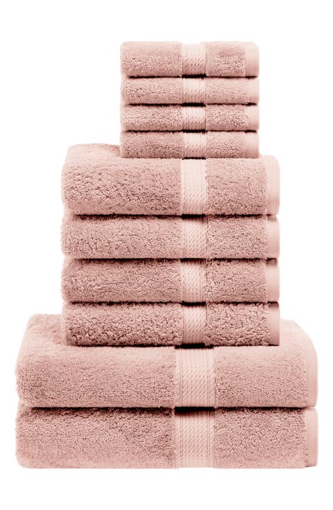 Egyptian Cotton 10-Piece Towel Set