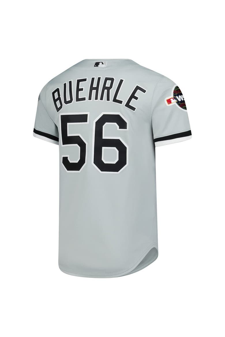Men's Mitchell & Ness Mark Buehrle Gray Chicago White Sox 2005 Throwback Authentic Jersey, Alternate, color, Gray