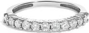Haus of Brilliance IGI Certified 10K Gold 1/2 Cttw Diamond Fluted Band Style Ring
