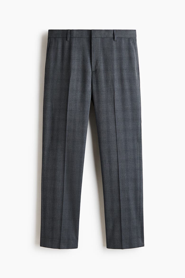 Regular-fit Suit Pants, Alternate, color, Navy blue/plaid