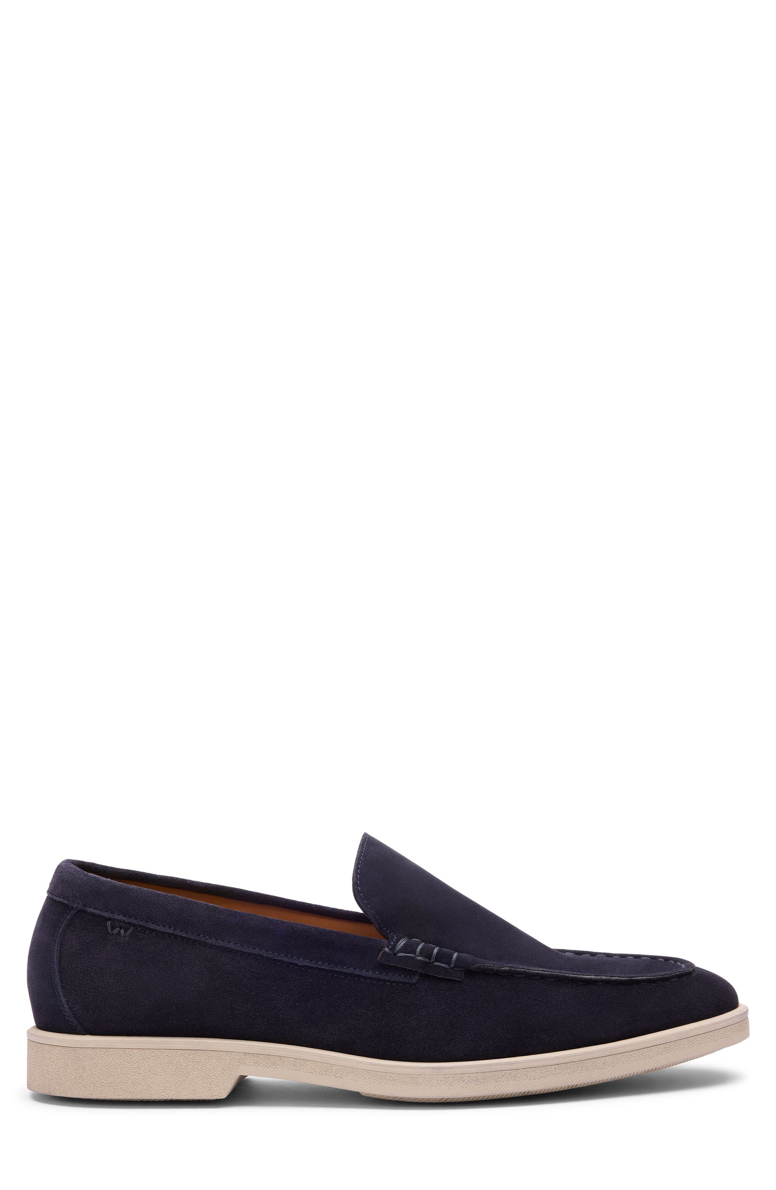Stuart Weitzman Don Loafer, Alternate, color, Navy Blue