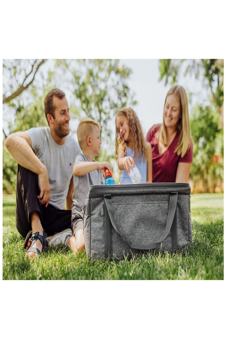 64 Can Collapsible Cooler, Alternate, color, HEATHERED GRAY