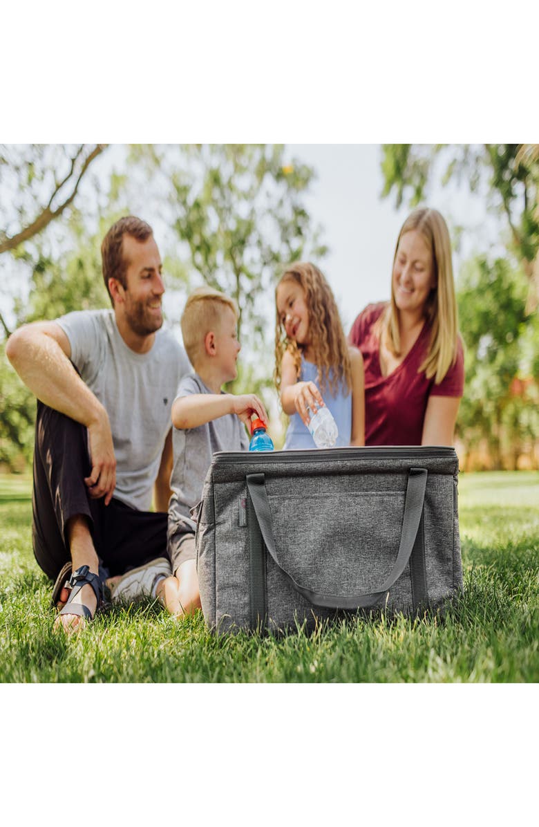Picnic Time 64 Can Collapsible Cooler, Alternate, color, Heathered Gray