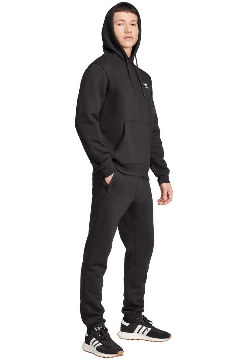 adidas Originals Essentials Trefoil Hoodie, Alternate, color, Black