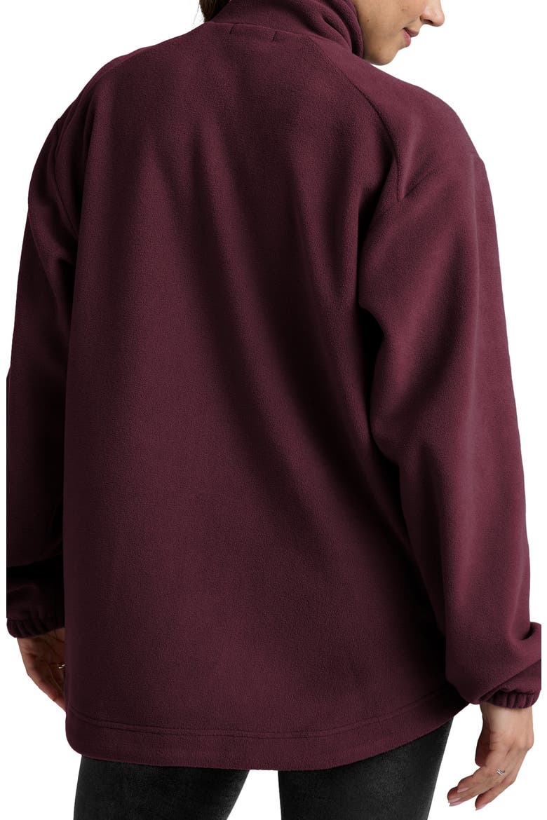 Explorer Fleece Jacket, Alternate, color, DARK CHERRY