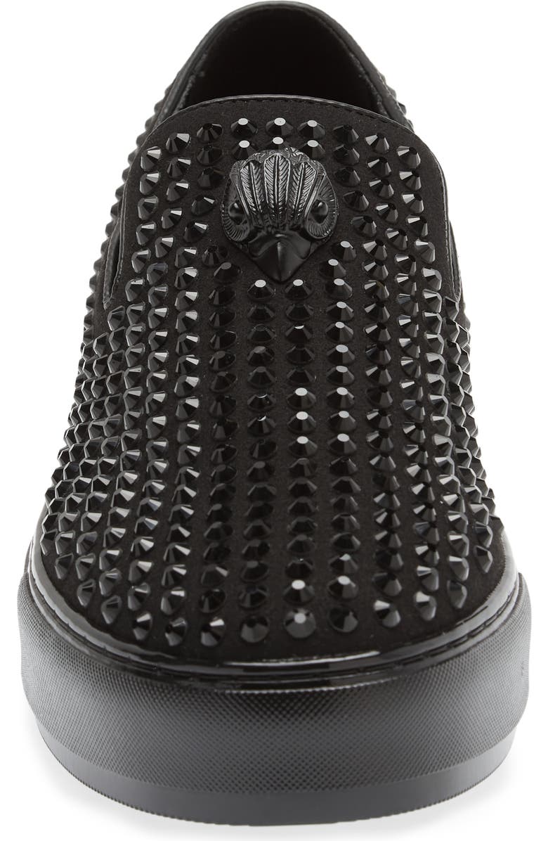 Kurt Geiger London Laney Crystal Stud Platform Slip-On Sneaker, Alternate, color,