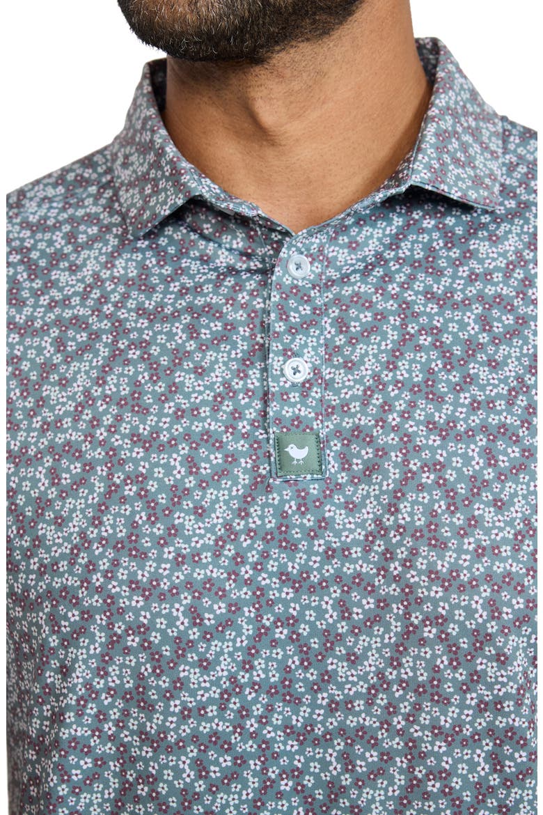 Core Performance Polo, Alternate, color, DITSY DOWN - DARK FOREST
