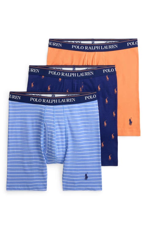 Assorted 3-Pack Classic Cotton Boxer Briefs