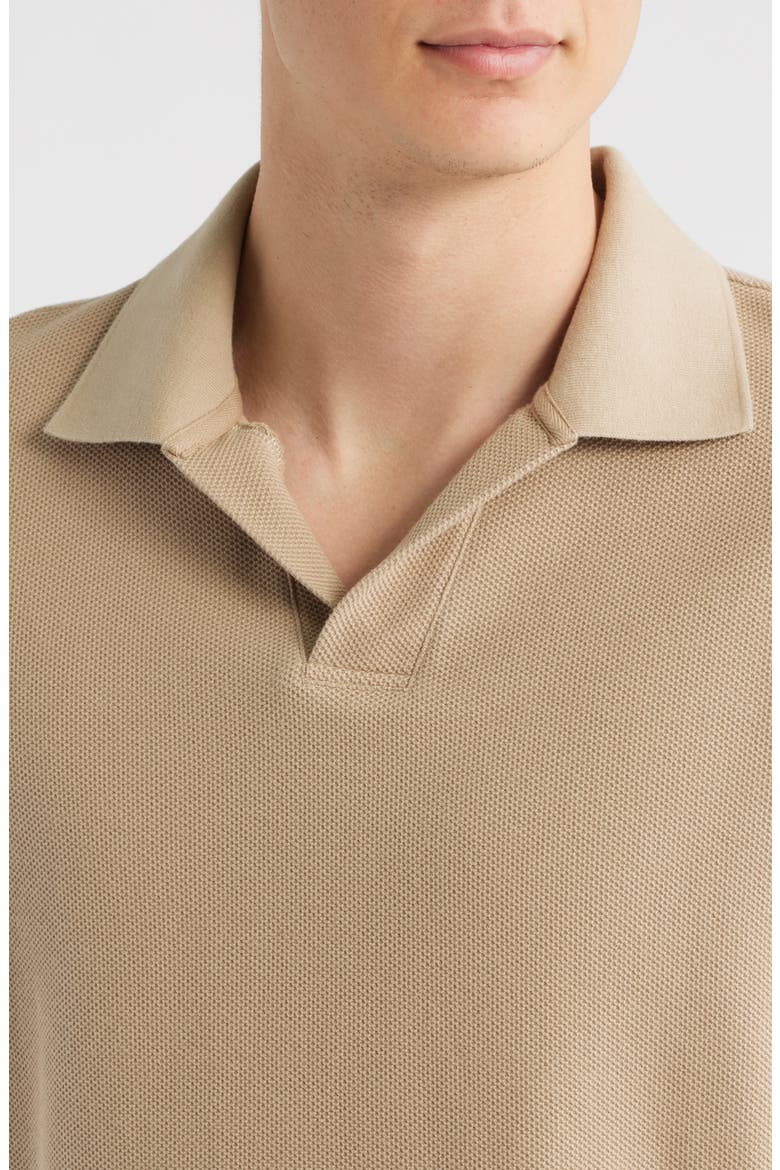 Jacquard Polo, Alternate, color, SUMMER BEIGE