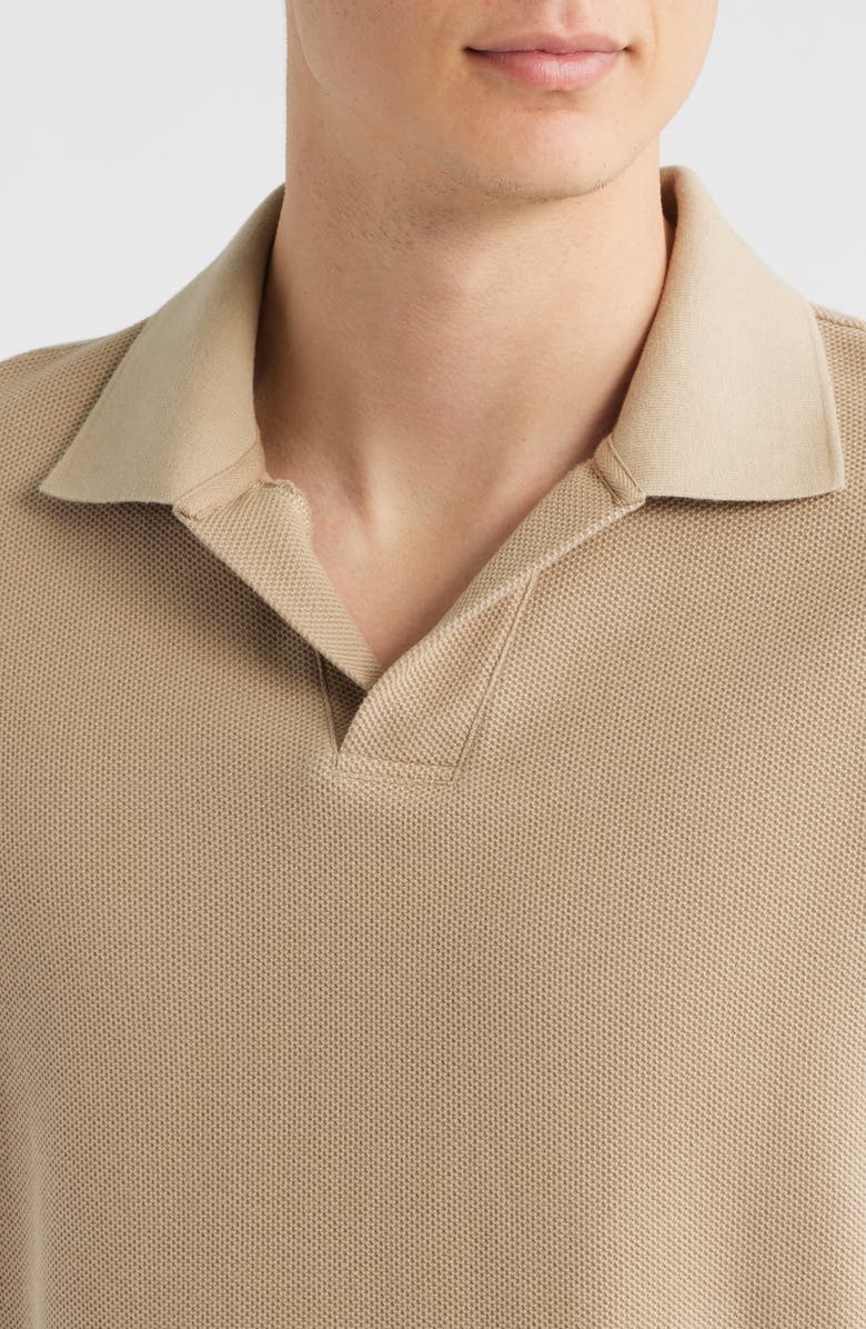 FRAME Jacquard Polo, Alternate, color, Summer Beige