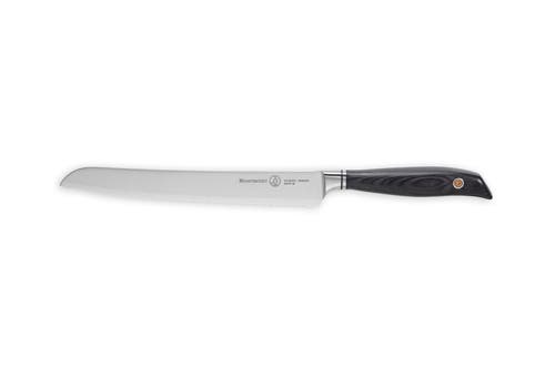 Messermeister Blacksmith Scalloped Slicing Knife 8.5 Inches In Black