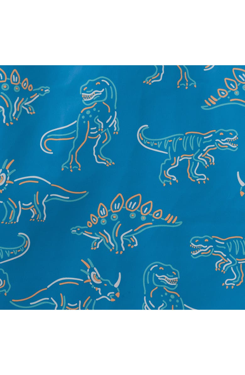 Andy & Evan Kids' Patterned Rain Coat, Alternate, color, Blue Dino