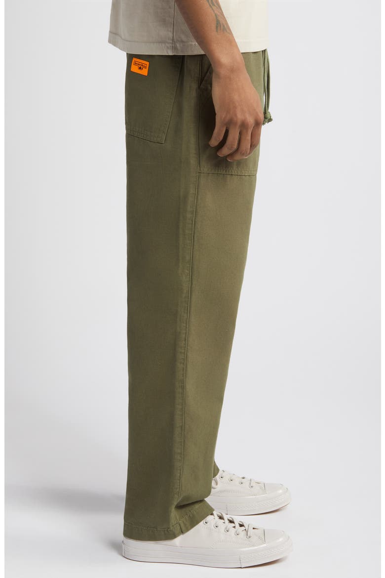 Cotton Canvas Chef Pants, Alternate, color, OLIVE