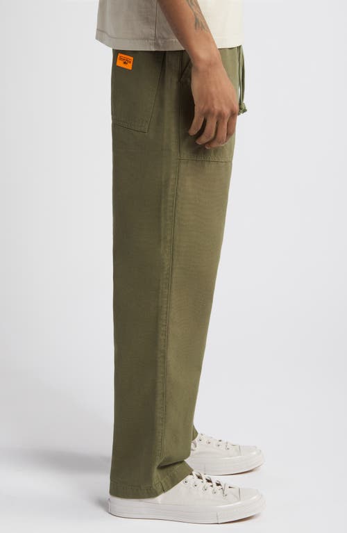 Service Works Cotton Canvas Chef Pants In Olive