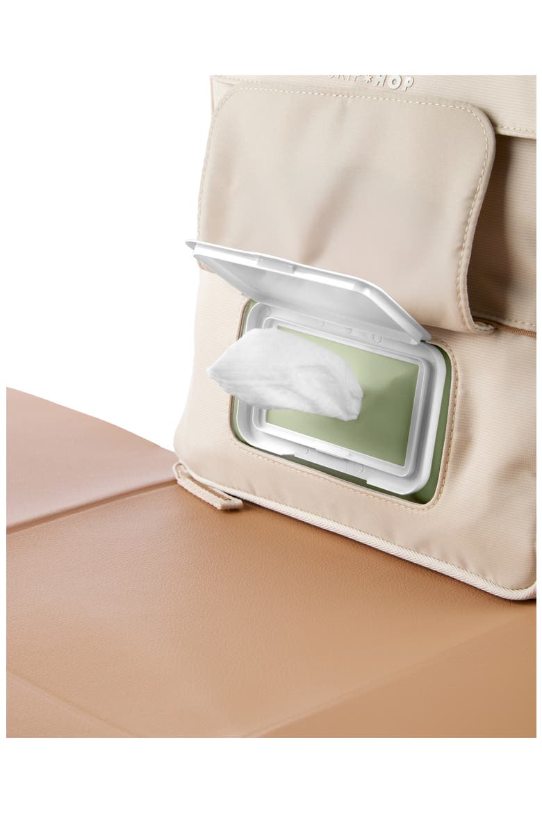 Clean Slate Changing Station Diaper Bag, Alternate, color, BROWN