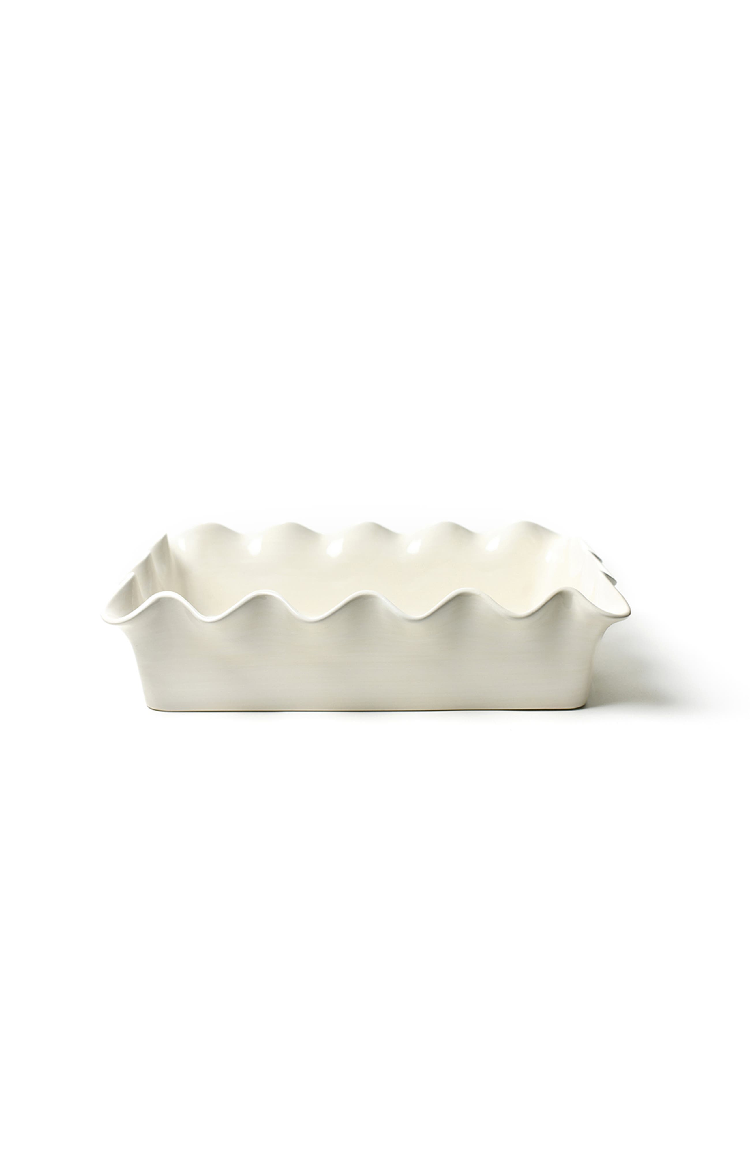 Coton Colors by Laura Johnson Signature White 14 Ruffle Casserole ...