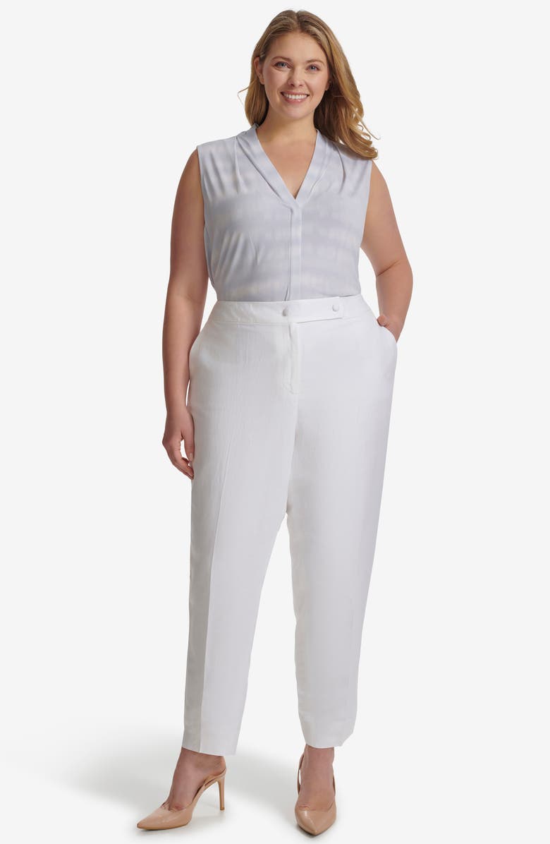 Calvin Klein Straight Leg Pants, Alternate, color, 