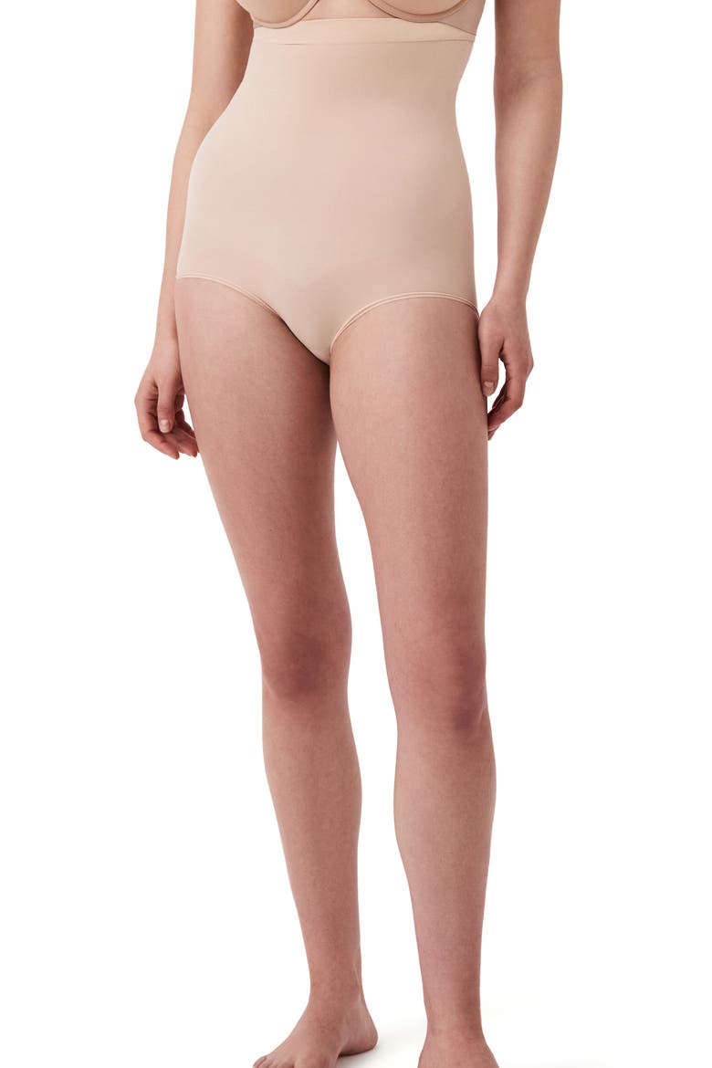 SPANXsculpt™ Seamless Power High-Waisted Brief, Main, color, OAT