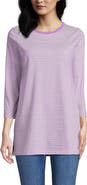 Lands' End 3/4 Sleeve Cotton Supima Tunic