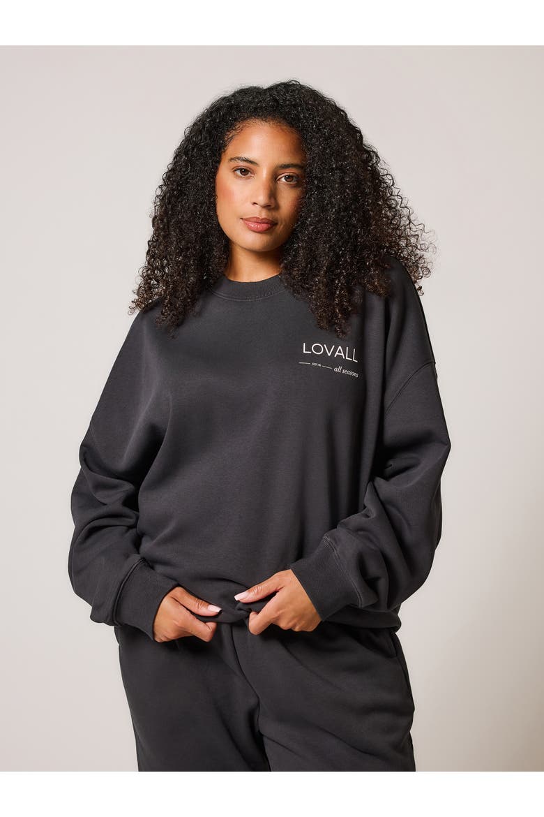 ALL SZN Oversized Sweatshirt, Main, color, Shadow