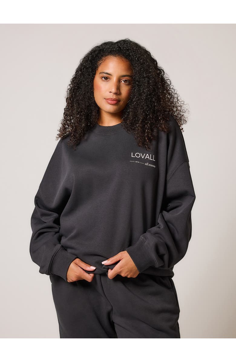 LOVALL ALL SZN Oversized Sweatshirt, Main, color, Shadow
