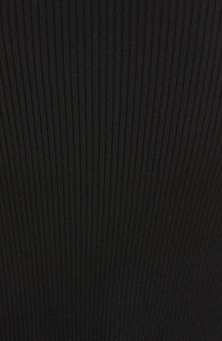 Milly Cutout Wool & Cashmere Rib Turtleneck Sweater, Alternate, color, 