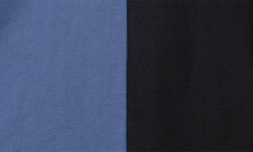 Miles The Label Boys' Color Block Cotton Tee - Little Kid, Big Kid In Blue Dusty