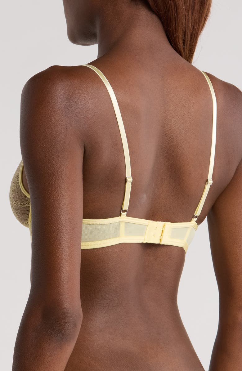 Hunkemöller Isabelle Lace Demi Underwire Bra, Alternate, color, French Vanilla