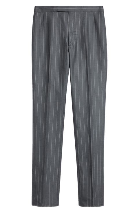 Fit 1 Stripe Backstrap Wool Trousers
