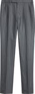 Thom Browne Fit 1 Stripe Backstrap Wool Trousers