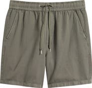 AllSaints Folgate Cotton & Linen Twill Shorts