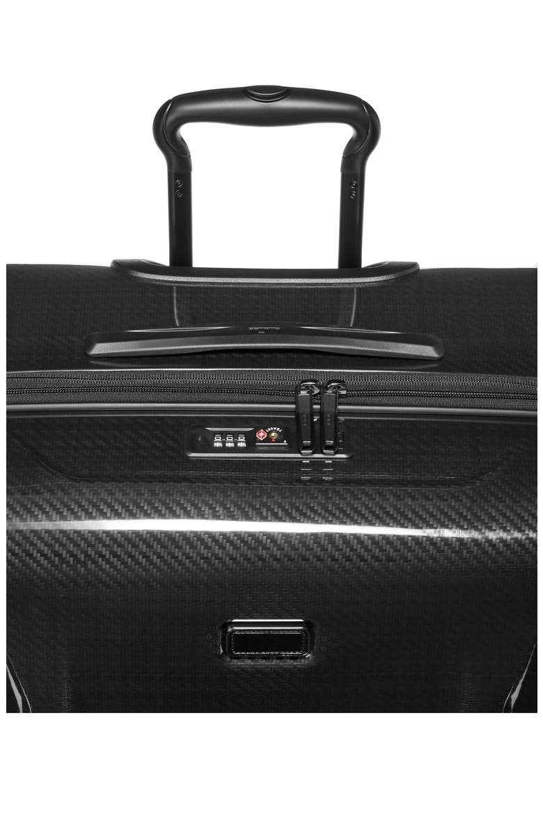 Tegra-Lite® Medium Expandable Checked Luggage, Alternate, color, BLACK/ GRAPHITE