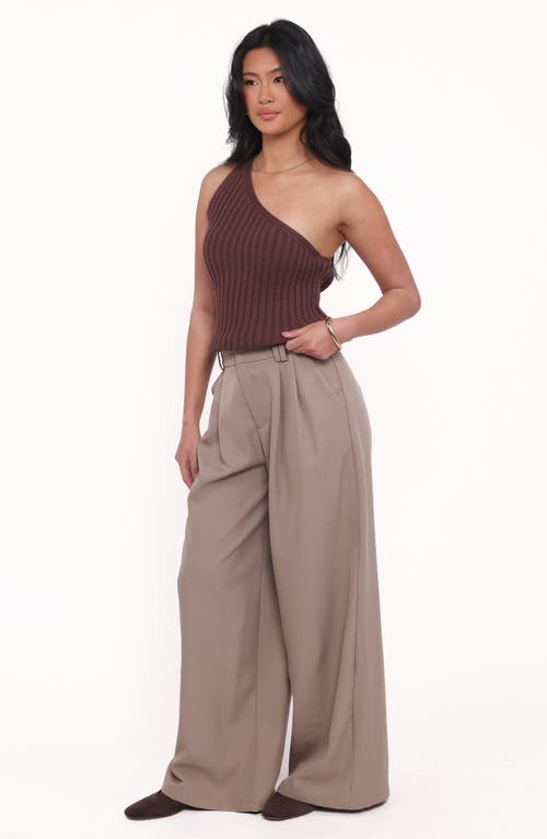 Petal And Pup Petal & Pup Kathryn Wide Leg Pants In Brown