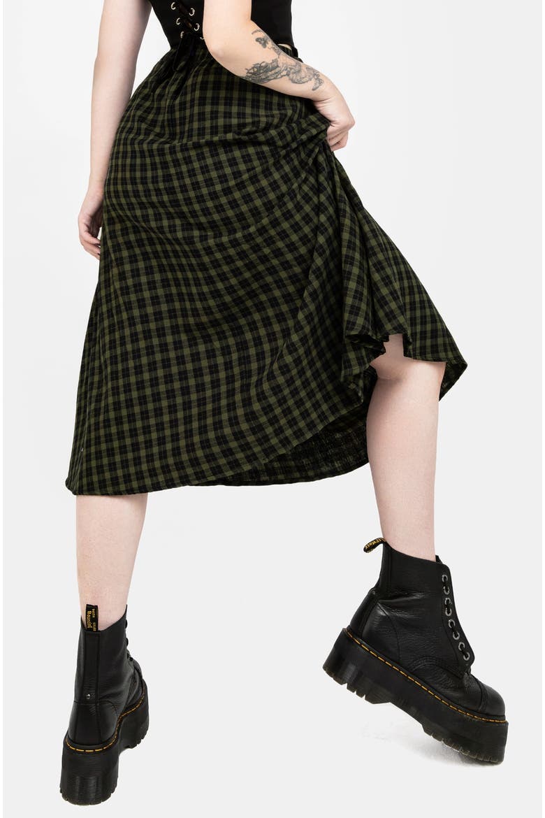 Terra Midi Skirt, Alternate, color, Green