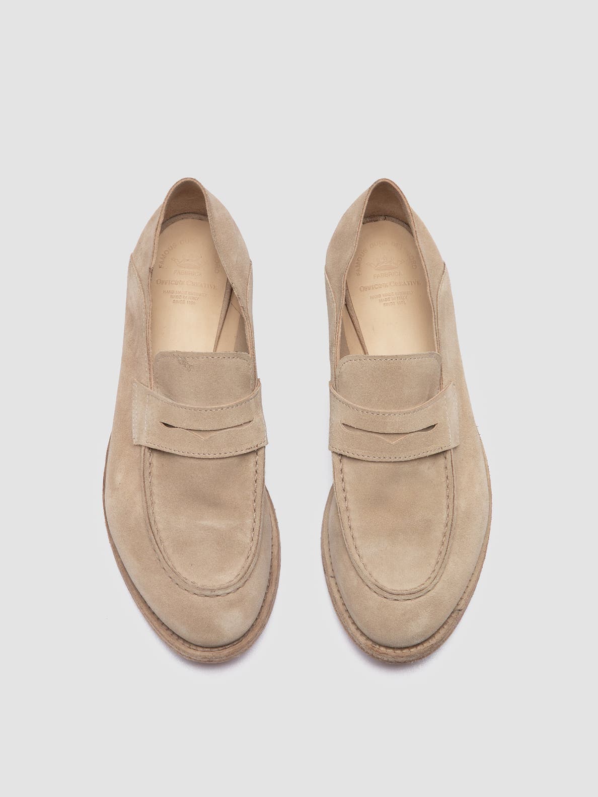 Lexikon 516 Leather Penny Loafers, Alternate, color, Beige