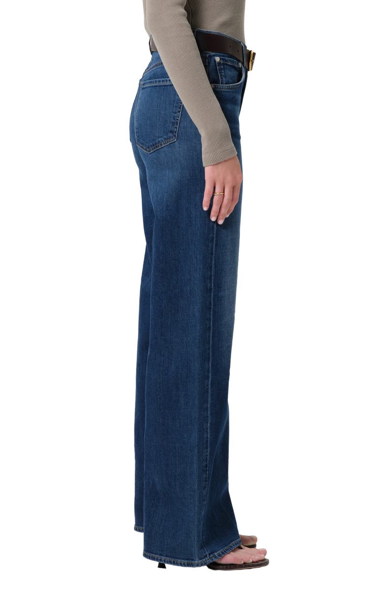 Citizens of Humanity Lyra High Waist Wide Leg Jeans, Alternate, color, Elm Dk Indigo