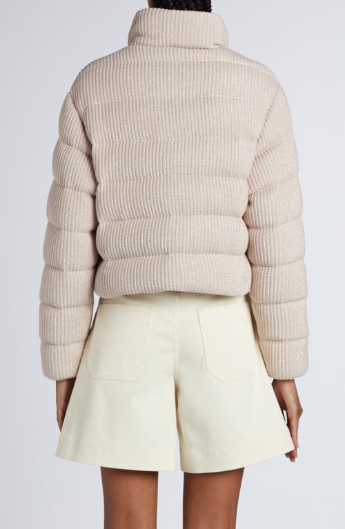 Moncler Thoiry Down Puffer Jacket In Pink