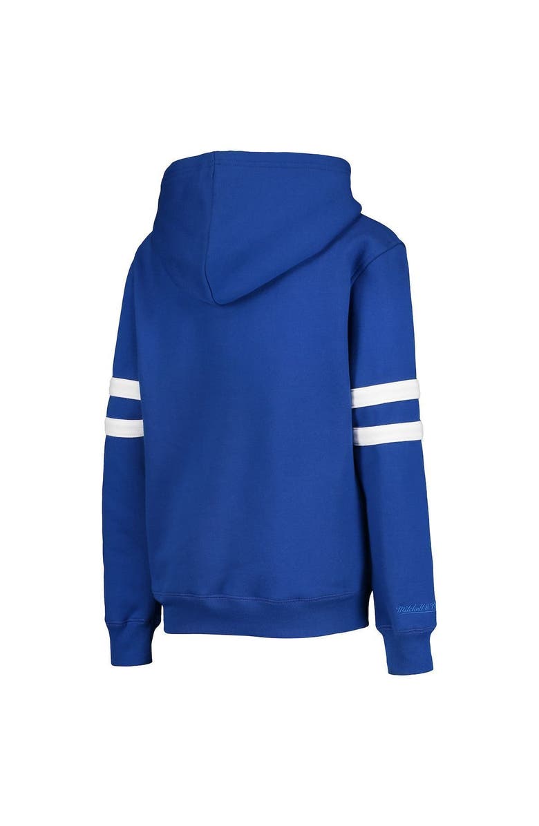 Mitchell & Ness Youth Mitchell & Ness Royal Seattle Seahawks Big Face Pullover Hoodie, Alternate, color, 