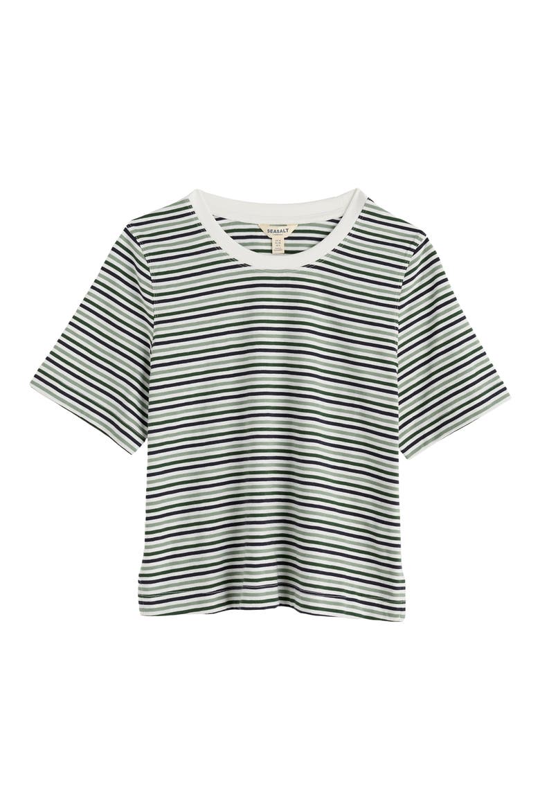 Copseland Stripe Organic Cotton T-Shirt, Alternate, color, PELLITRAS TREETOP
