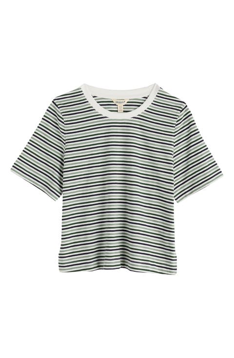 Copseland Stripe Organic Cotton T-Shirt