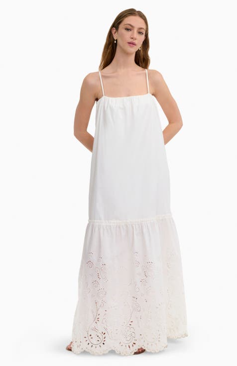 Brielle Poplin Eyelet Dress